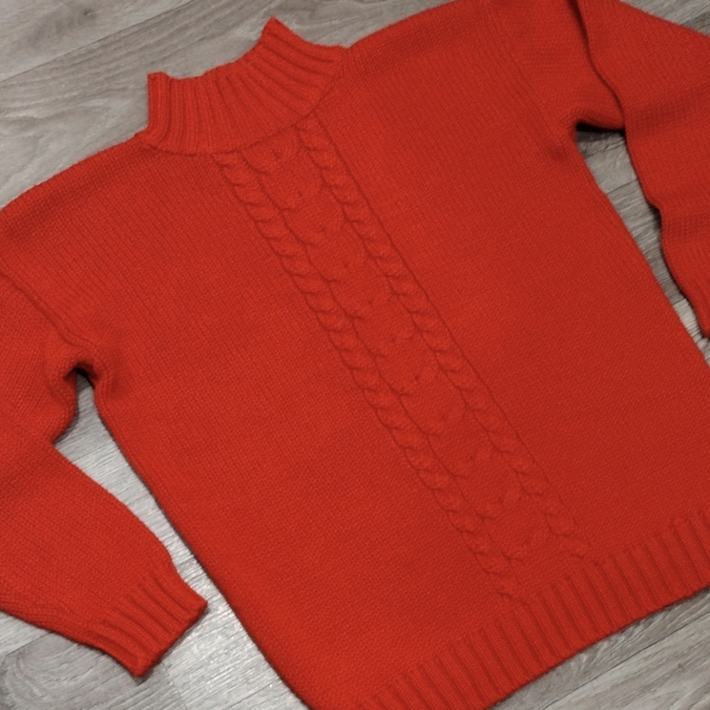 Vintage Cara Soho - Wool Mock Turtleneck Sweater